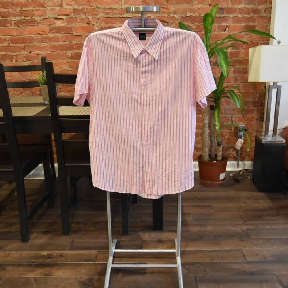 Hugo Boss Designer Short Sleeve Shirt